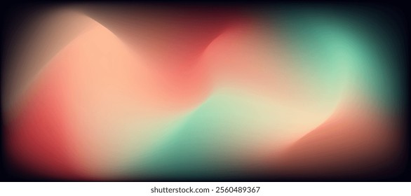 abstract red green gradient background, business digital communication technology template, ai  artificial intelligence illustration element, banner poster cover pattern creative vector, neon color 