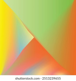 Diseño de fondo Abstractas de Formas geométricas degradadas rojas y verdes