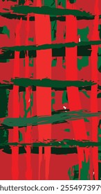 Abstract Red and Green Grunge