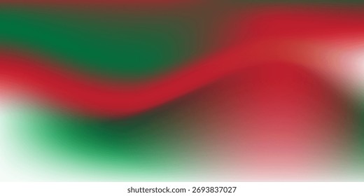 Abstractas Plantilla de fondo de malla ondulada de gradiente líquido rojo y verde.