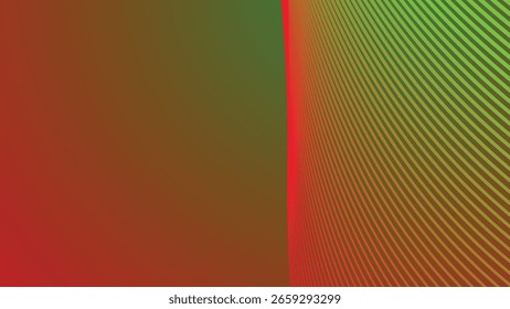 Abstract Red and Green with Stripes Line Background for Modern Digital Design UI and Creative Visuals