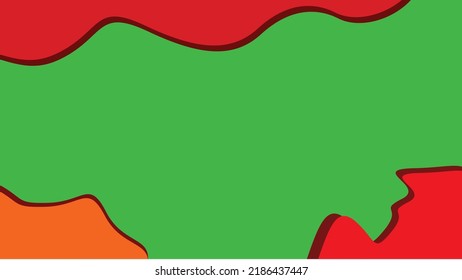 abstract red green vector illustration background