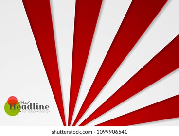 Abstract red and grey corporate material background. Modern graphic design