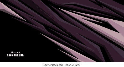 Abstractas fondo de rayas geométricas grises rojas. Diseño de envoltura de calcomanía de coche