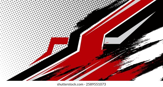 Abstract red and grey grunge texture dirty background design