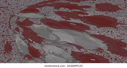 Abstract red and grey grunge texture dirty background design