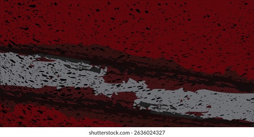 Abstract red and grey grunge texture dirty background design