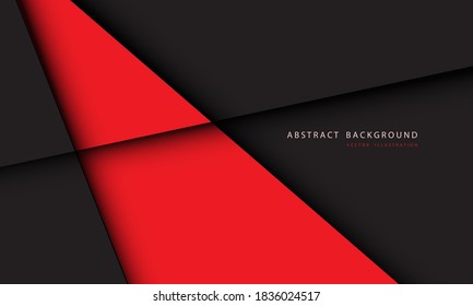 Abstract red grey shadow line background with simple text on blank space design modern futuristic vector illustration.