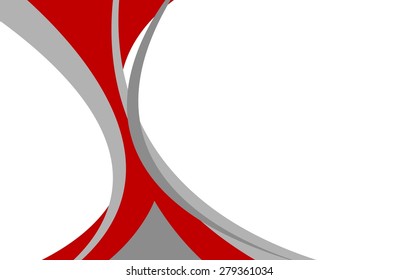 Fundo ondulado vermelho vermelho abstrato. Design vetorial