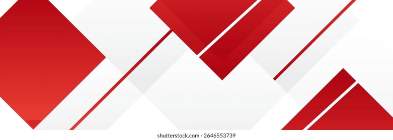 Diseño de Ilustración vectorial de fondo futurista moderno de espacio vacío blanco gris rojo Abstractas. Diseño de la Ilustración vectorial para la presentación, Anuncio, cubierta, Web, tarjeta, cartel, Fondo de pantalla. eps10