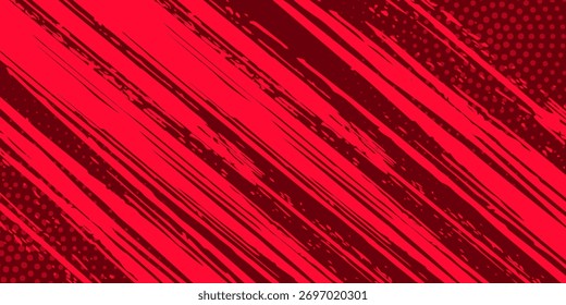Fundo grunge vermelho abstrato, luz e sombra no fundo com dimensões, parede de tom quente moderno vermelho melhor vetor