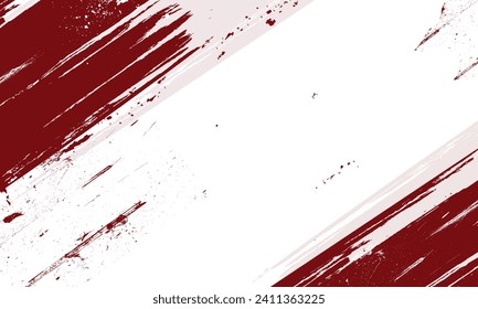 Abstract red grunge background. Vector illustration