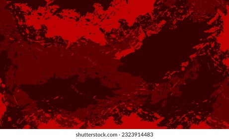 Abstract Red Grunge Horror Texture Design Background
