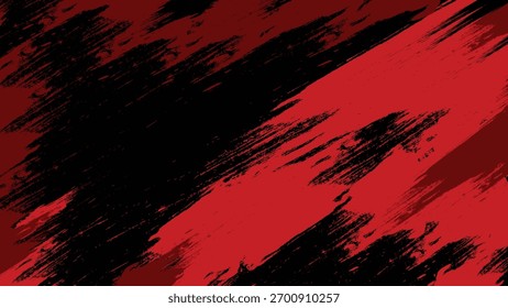 abstrakter roter Grunge, Farbstruktur, schwarzer Hintergrund
