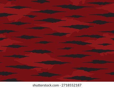Abstractas patrón sin fisuras de forma de grunge rojo. Fondo de diseño plano de Ilustración vectorial. 