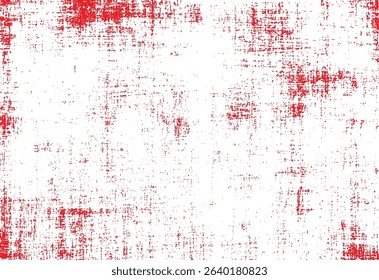 Abstract red grunge texture on white background for graphic design decorative artwork templates and digital elements