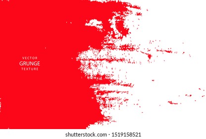 Abstract red grunge textured background. Paint style design template for use element cover, banner, business, advertising
