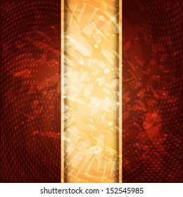 Abstract red grunge vector illustration.