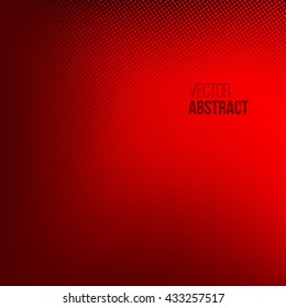 Abstract red halftone background. Dotted vector illustration. Business presentation concept
