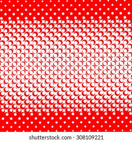 Abstract red halftone. Abstract background illustration. Hotbox 
