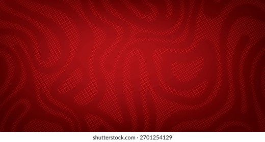 Fondo de remolino de semitono rojo Abstractas. Traje para el Anuncio, el Web, el folleto, el panfleto y la presentación