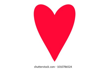 Abstract Red Heart 