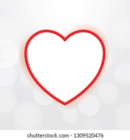 Abstract red heart background for Valentine's day and wedding card with sweet and romantic moment. Vector illustration design.