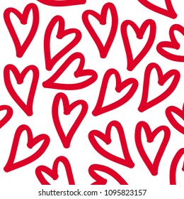 Abstract Red Hearts, Background