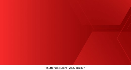 Abstract red hexagon background. Modern and Creative Trend design simple background