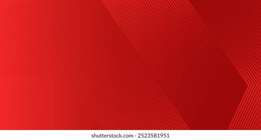 Abstract red hexagon background. Modern and Creative Trend design art for banner