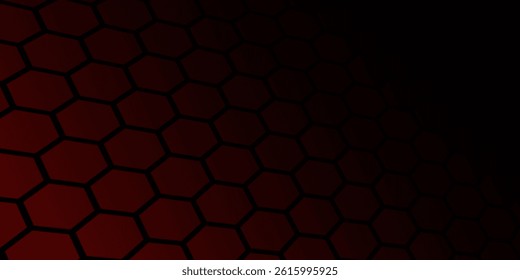 Abstract red hexagon elegant background vector illustration, banner business product present. vector illustration
