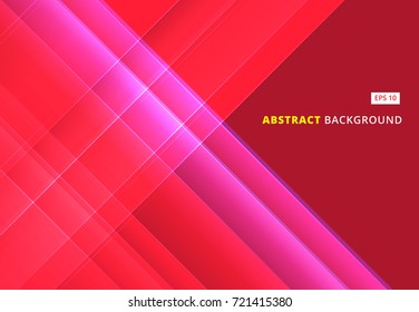 Abstract red image that depicts technology with overlapping diagonal lines. Vector illustration