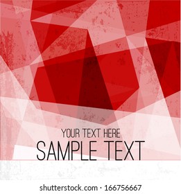 Abstract red info graphic template