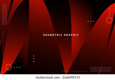 Abstract red landing page presentation pattern modern background