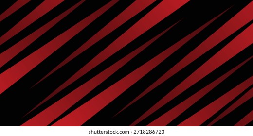 Abstrakter roter Laserstrahl. Auf schwarzem Hintergrund. Vektorgrafik. Beleuchtungseffekt. gerichteter Scheinwerfer. Illustrationsvektor