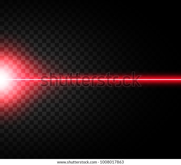 抽象的な赤いレーザー光 透明な黒い背景に ベクターイラスト Eps10 のベクター画像素材 ロイヤリティフリー