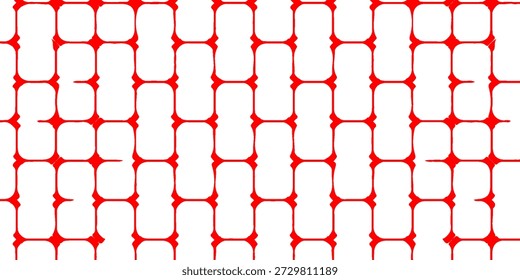 Patrón rojo Abstractas del enrejado con el acento azul del punto para el fondo, la textura o el arte de la pared