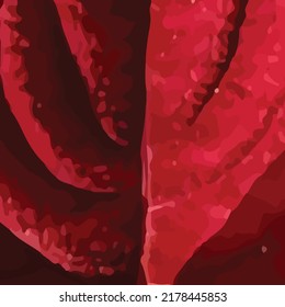 Abstract of red leaf vector. Can be used for display or wall painting, various prints of sheets, pillowcases and blankets.