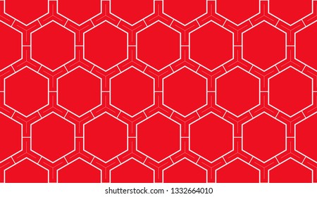 Abstract red light background.Vector seamless pattern