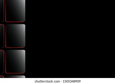 ABSTRACT RED LIGHT BLACK BACKGROUND  VECTOR