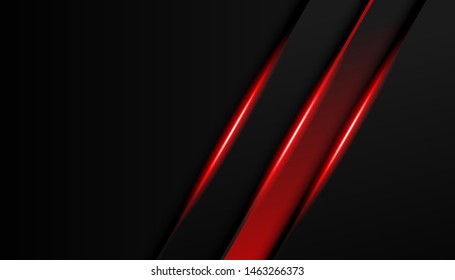 Abstract red light overlap background. Luxury bright red lines modern sport background vector illustration.