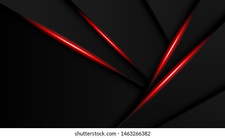 Abstract red light overlap background. Luxury bright red lines modern sport background vector illustration.