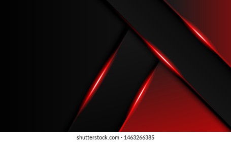 Abstract red light overlap background. Luxury bright red lines modern sport background vector illustration.