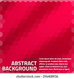 Abstract red light template background
