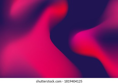 Abstract red light trail on dark blue background . vector illustration