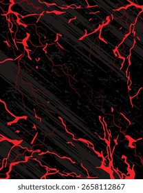 Fundo de listras de relâmpago vermelho abstrato para a camisa de esportes de sublimação