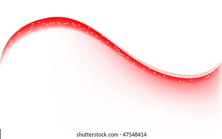 Abstract red line