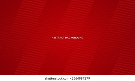 Abstract red line background with blank space design