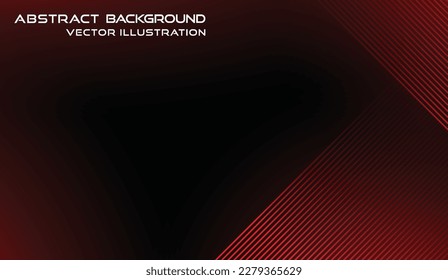 Abstract red line background vector illustration