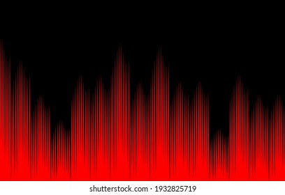 Resumen de línea roja y fondo negro para tarjeta de visita, portada, banner, volante. Ilustración del vector
